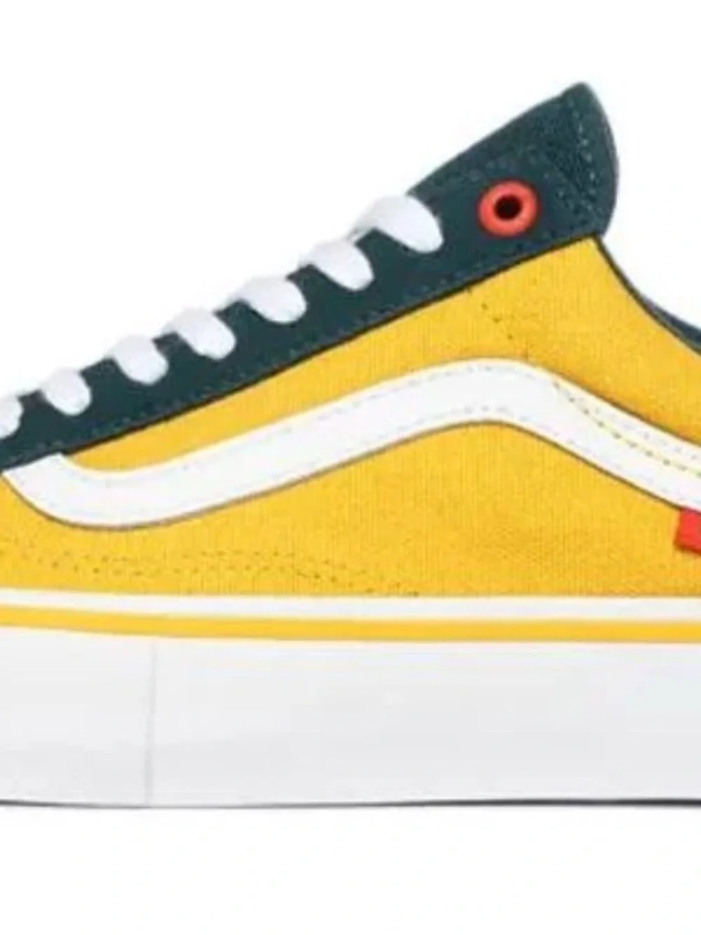 Vans Yellow and Black Low-Top Sneakers